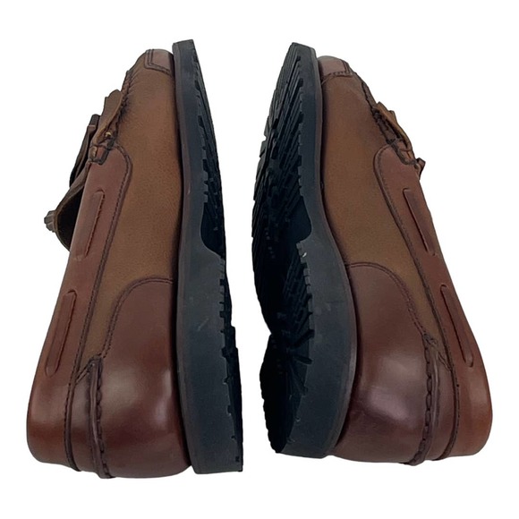 Cole Haan NIB Stadium Shawl Tassel Men's Loafers Size 9 Brown Leather - Picture 5 of 8